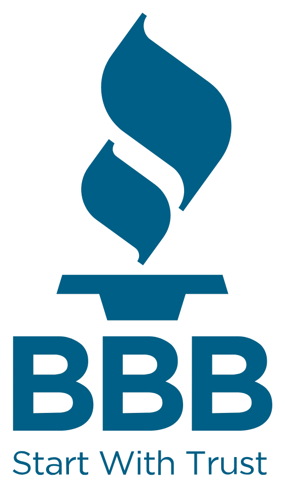 Logo with blue flame and letters 'BRB'.