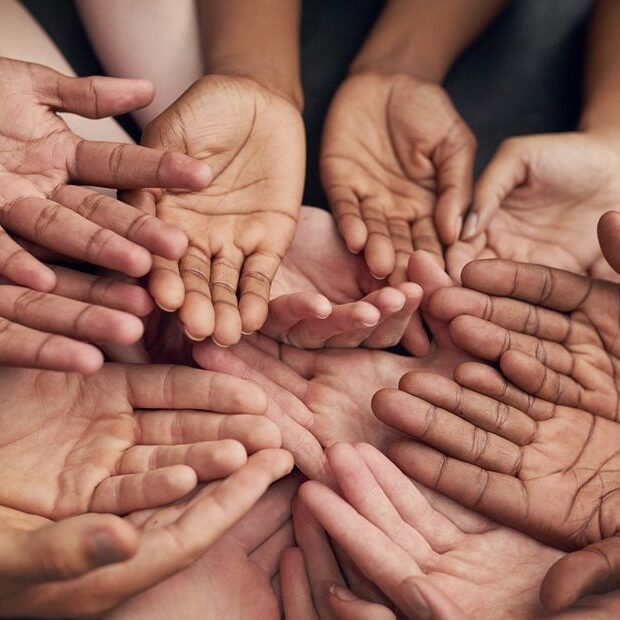 Unity through open hands